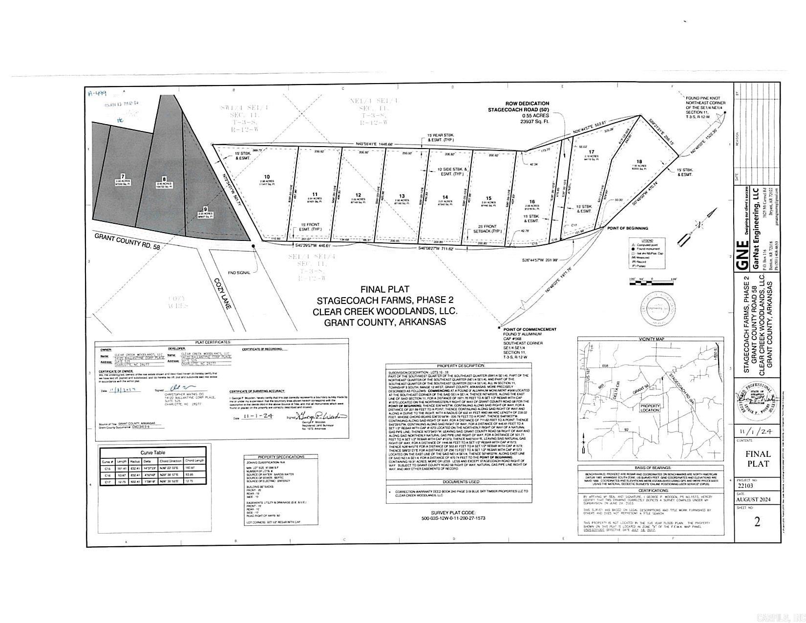 ACREAGE LOTS IN SHERIDAN SCHOOLS, ALL LOTS ARE AT OR OVER TWO ACRES EXCEPT LOT 18, WHICH IS 1.92