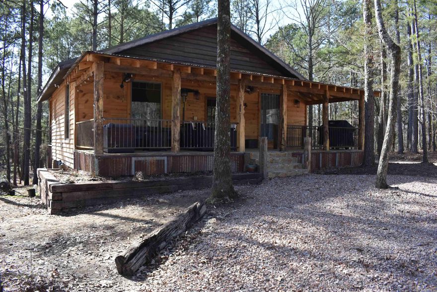 • 15+/- Acres • Secluded and wooded setting • Two Newly Constructed Cabins • Both 1200 +/- Sq. Ft. • Both two bed two baths • Rustic finishes with modern comforts and amenities • Stone masonry • Cozy Living Areas • Neatly finished • Front and Back Porches • Hot Tub • Current Air BnB rentals at high occupancy rate • Timbered Acreage with no visible neighbors from Cabins • 15 minutes from Glenwood • 15 minutes from the Caddo River • 25 minutes from Murfreesboro • 1 hour from Hot Springs