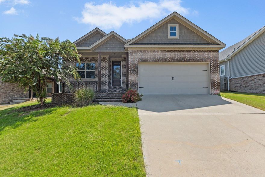 Welcome to 3164 Haley Court, a delightful home nestled in the heart of Benton, AR. This well-maintained property offers a perfect blend of comfort and convenience. With its inviting curb appeal, spacious interior, and desirable location, this home is an ideal choice for families or anyone looking for a peaceful retreat. This 3 Bedrooms 2 Bathroom home boasts a well-thought-out floor plan that provides plenty of space for relaxation and everyday living. Open-Concept Living Area: The living room with its stunning brick fire place flows seamlessly into the dining area and kitchen, creating an inviting space for gatherings and family time. Modern Kitchen: Equipped with updated appliances, ample counter space, and a breakfast bar, the kitchen is perfect for both cooking and entertaining. Primary Suite: The primary bedroom features an en-suite bathroom with a double vanity, a soaking tub, and a separate shower. Outdoor Oasis: The fenced backyard offers a private setting for outdoor activities and includes a patio area ideal for grilling or enjoying the Arkansas weather. Call today for your VIP showing.