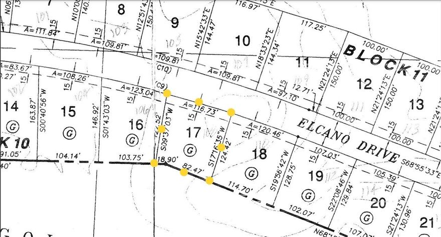 Level building lot on Granada golf course.