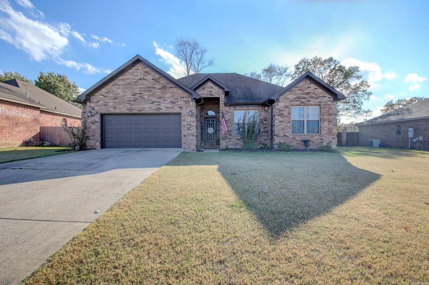 BACK ON THE MARKET AT NO FAULT OF THE SELLER. Welcome to 6029 Flight Court! This charming, immaculate and move-in ready residence offers 3 bedrooms, 2 bathrooms, and a host of desirable features that make it the perfect place! As you step inside, you'll immediately notice the elegant upgrades that set this home apart. Natural light floods into the home through beautiful windows, creating a warm and welcoming atmosphere throughout. The kitchen boasts granite countertops and SS appliances, providing a stylish and functional workspace for all your culinary adventures. The kitchen cabinets have received a fresh coat of paint, giving the heart of your home a modern and inviting feel. All bedrooms are generously sized with plenty of storage. The large fenced-in backyard is perfect for both play and relaxation.Location is everything, and this home is perfectly situated just outside the back gate of the Little Rock Air Force Base. This convenience is a true blessing for those connected to the base, making your daily commute a breeze. Agents see remarks.