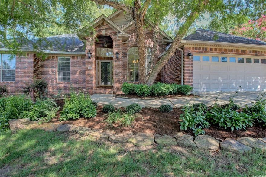 This home will exceed your expectations inside and out! 4 bedrooms, 2 baths, formal dining, laundry room and versatile room off primary bedroom, would make a great office or craft room. Kitchen features an stainless steel appliances, Electrolux gas range, new microwave, new dishwasher, refrigerator stays. Primary bath features two large walk-in closets, double vanity, dual flush Toto toilet  and a Jason Spa tub with heater and underwater lighting. New Carpet in bedrooms, new water heater. Washer and dryer will stay. Freshly painted garage with epoxy floor finish and insulated garage door.  Rainbird sprinkler system, gutter and gutter guards. "No Mow" backyard with a stunning botanical garden feel. Bald Cypress, Maple, and river birch trees shade the stone paths and garden beds with hostas, hydrangeas, daisies, ferns and more! The seller has put the upmost care into this home.  Agents see info in Agent Remarks.