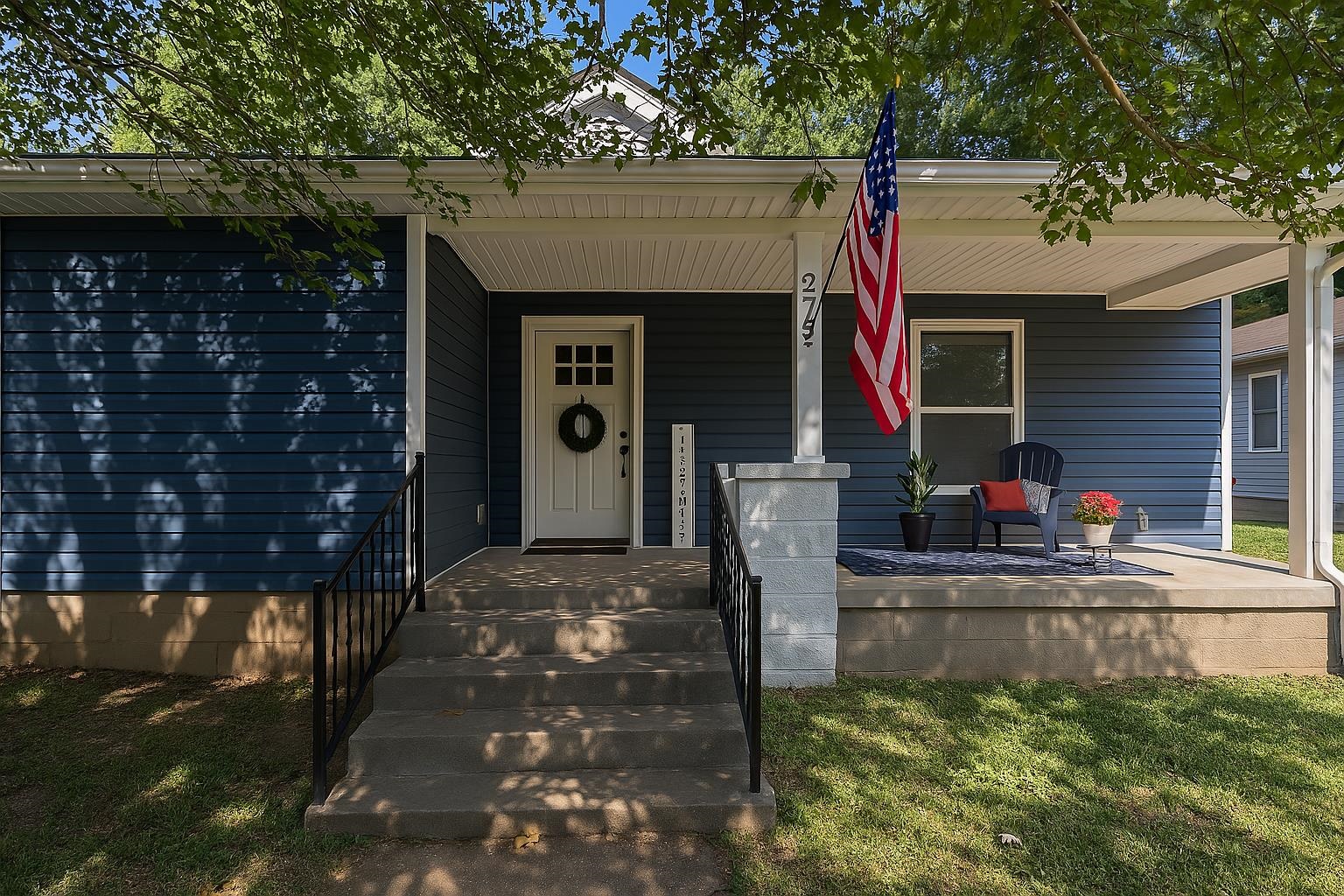 Charming Modern Cottage with Curb Appeal and Stylish Interiors This updated home perfectly blends modern appeal with classic charm! Nestled on a tree-lined street, this inviting residence features a welcoming front porch, complete with a cozy sitting area and patriotic flair ā the perfect spot to unwind. Step inside to discover a bright, open living space with recessed lighting, and sleek, contemporary flooring that flows seamlessly throughout. The spacious living room is filled with natural light and offers endless possibilities for your ideal layout. The kitchen is crisp with white cabinetry, gleaming countertops, and stainless steel appliances make it appealing for both everyday living and entertaining. The thoughtful layout includes ample counter space and storage, ensuring functionality without compromising style. This home is move-in ready, from the fresh, neutral paint palette to the updated fixtures and finishes throughout.