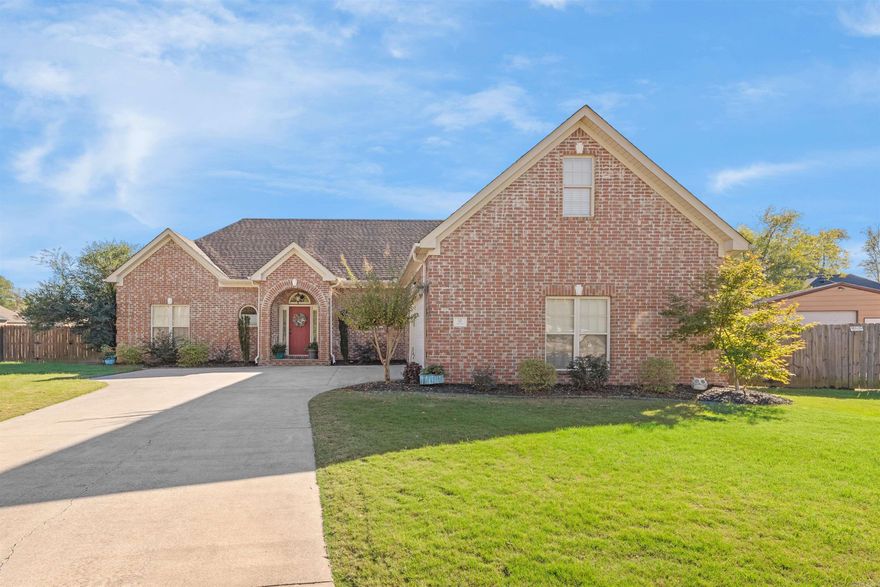 Welcome to your new home!! This wonderful home sits at the end of a quiet cul-de-sac, in the great Shadow Creek subdivision! Conveniently located close to the heart of Cabot and easy access to schools. Home features a split floorplan with large open living room. You'll love the large primary bedroom, with a walk in closet with built ins to provide ample storage. The primary bath suite has double vanities, a walk-in shower and deep jetted tub. The second and third bedrooms are set apart and the 4th bedroom is upstairs and has a large walk-in closet.  It could also be used as a bonus or flex room! The large fully fenced backyard features a new beautiful large covered deck with gates! Perfect for grilling out and enjoying the evening sunsets! And dont miss the new storage building in the backyard! Who doesnt love a little extra storage? New roof in 2022, new paint & flooring, and several other updates.  DONT MISS OUT!!  COME AND SEE IT FOR YOURSELF TODAY!! see agent remarks