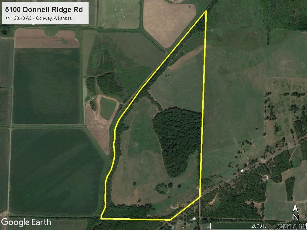 Beautiful land tract for sale! This +/- 128.43 acre property offers a quiet country setting located just outside Conway city limits. Property features include easy access to Dave Ward Drive, close proximity to retail services and includes frontage on Donnell Ridge Rd. Seller will subdivide. See MLS 24038869, 24038870, 24038871