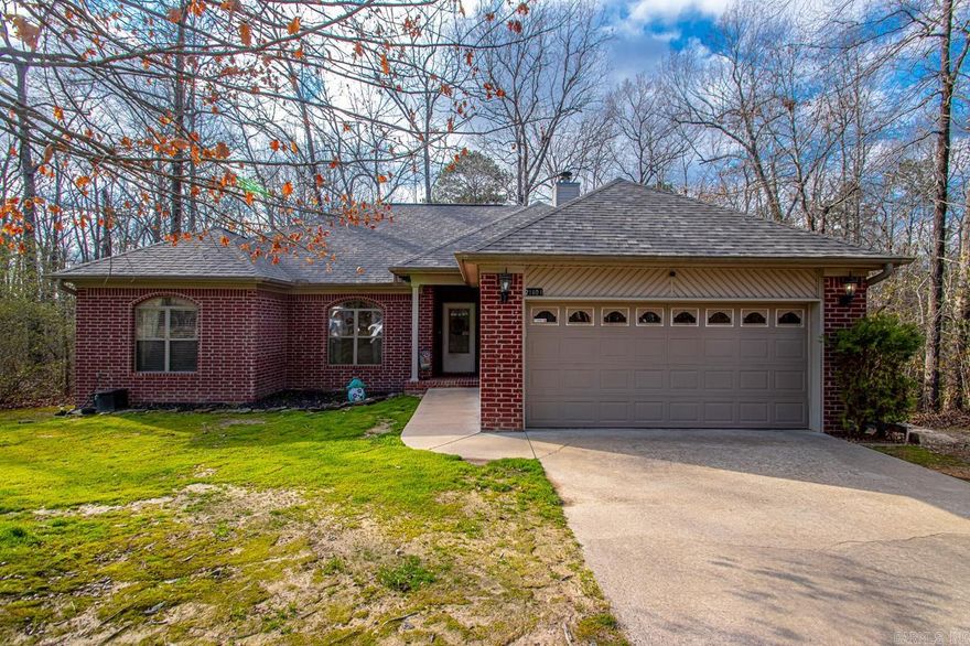 Nice 3 bedroom brick home with a cozy wood burning fireplace, double closets in the primary bedroom, nice pantry in the kitchen, separate laundry room, fresh paint and new vinyl plank flooring.  Hang out on the back deck and enjoy the privacy. Take a look at this new listing now! Sheridan Schools