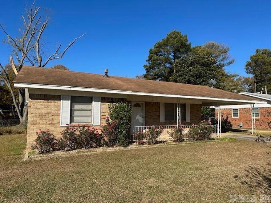 Great starter home in a great neighborhood!! Come check out this 3 bedroom 1 bath brick home. Nice fenced back yard great for pets & 10x14 storage building. Home is being sold as is ~ dishwasher does not work.