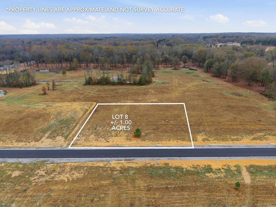 1 acre lot in new Crescent Cove Subdivision available for custom build! Agents see remarks.