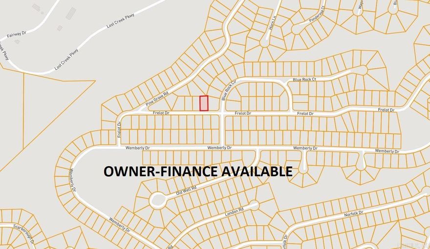 Owner-finance for easy terms. Cash buyers can pay by debit or credit card as well. Nice size lot to develop or hold for future value. Public water and electric are available to run to property and will need septic. Owner/agent. Finance is an extra $50 with no interest or prepayment penalty. 5 months at $180 and closing costs are included. Buyer responsible for any/all taxes and lots sold "as-is".  Parcel ID# 4400-20295-0000