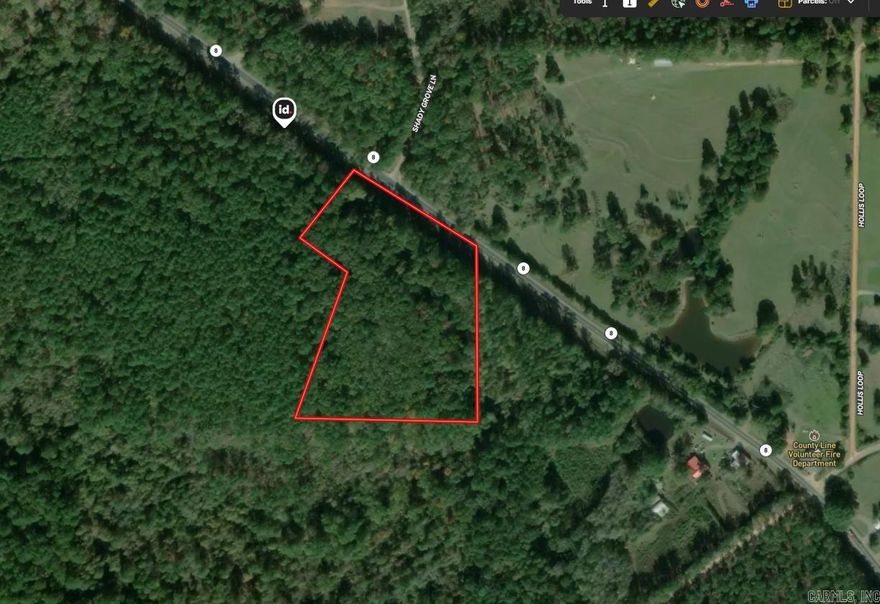9 Acres of private land for sale in Cleveland County just outside of New Edinburg