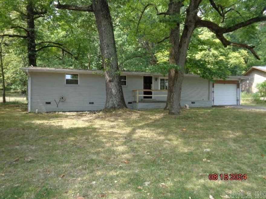 VA Owned Property. Nice one level home on almost a half acre lot. Lots of remodeling completed. Kitchen remodel started but unfinished. Strictly an As Is sale. Seller does not pay customary closing costs: including title policy, escrow fees, survey or transfer fees. Proof of funds required on cash transactions ; Lender Pre-Approval letter for financed offers (dated within last 30 days) “Property was built prior to 1978 and lead-based paint potentially exists”. Agents see confidential remarks for offer instructions.