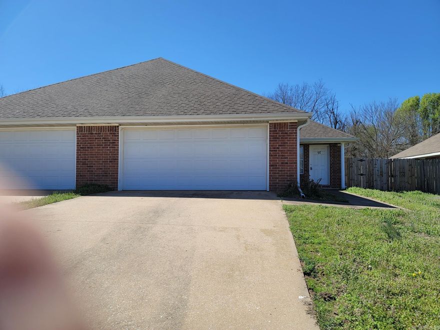 Clean aa a whistle;New Paint; Carpet cleaned;; partially fenced yard;Appliances are Refrigerator;dishwasher Microwave and Stove; Laundry room off Kitchen/Dining Room with Open Living room; 3 BDRm and 2 Bath; 2 car garage