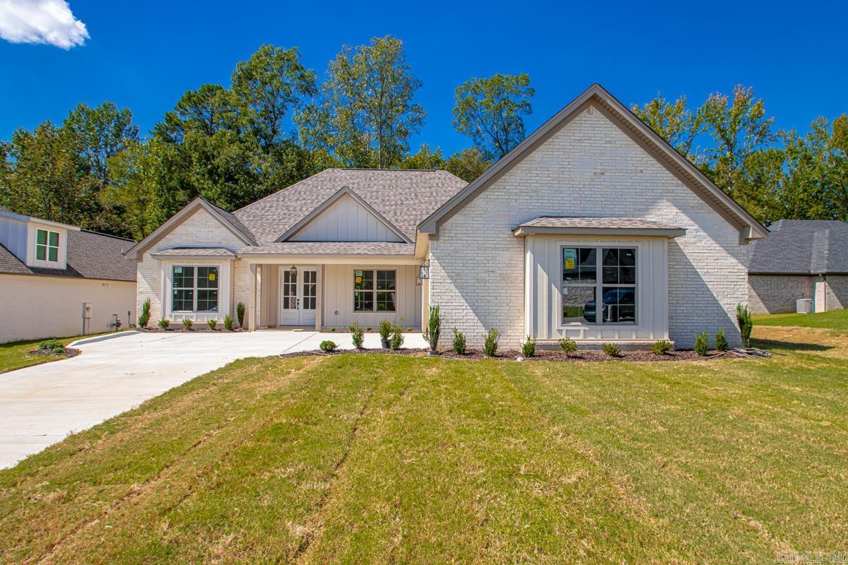 Welcome Home! Gorgeous! Absolutely Gorgeous! Backs up the woods! Enjoy the privacy! Nice big back porch! Where to start? Tall ceilings! Vault ceiling in the family room/kitchen! The lighting is tremendous! Tall base boards! No carpet throughout! Gas log fireplace! w/ built-ins on each side! Separate dining! Kitchen has a 6 burner gas stove! The oven will hold the largest turkey! Island for everyone to prep! Big pantry! Coffee Bar! Primary bedroom will hold all of the furniture & the spa bath... oh my my my! Luxurious! Deep soaking tub & walk through shower w/rain head etc, etc!! Closet is bountiful and it opens to laundry w/sink! 4 bedrooms or 3 w/ office! You will just love this! Light just floods the space! Welcome Home!
