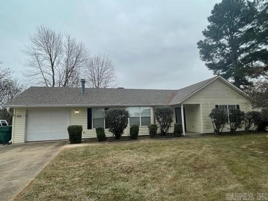 Come check out this spacious home in the heart of Conway.  This property boosts extra parking area for RV parking or boat parking. It also includes a fully fenced in area and an extended area beyond the fence to have sporting practice! This property includes newer appliances, fresh paint, updated flooring and much more. Contact our office for more information.