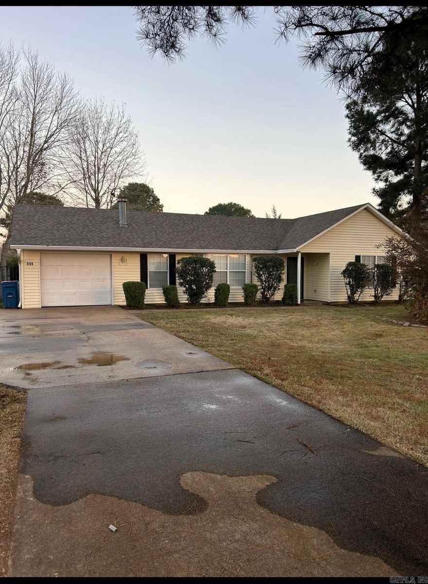 Come check out this spacious home in the heart of Conway.  This property boosts extra parking area for RV parking or boat parking. It also includes a fully fenced in area and an extended area beyond the fence to have sporting practice! This property includes newer appliances, fresh paint, updated flooring and much more. Contact our office for more information.