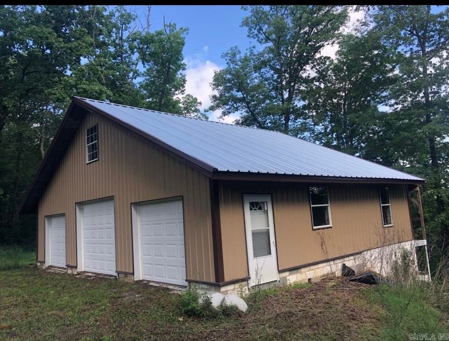 On-Site Real Estate Auction on a Thursday June 27th at High Noon w/ very very reasonable bid $39,750 of this Beautiful 4.74 acres with 2BR 2BA mobile home with major utilities and septic tank and about  a 2 or 3 year old nearly finished 34 x 40 insulated Shop Garage building with Basement,  this shop could become a living quarters , plus two more solid outbuildings as to which one is a tractor boat shed with loft living quarter and the other outbuilding is a woodworking shop with lean to. It's near Formosa Community but located 4 1/2 miles down Hwy 9 from Choctaw Clinton Arkansas . You must pre register to bid to accept terms and conditions by going to www.robersonrealestateandauctioneers.com