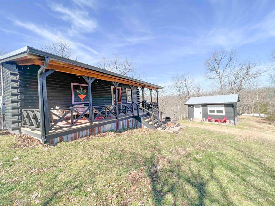Discover your Ozark getaway on the banks of beautiful Sylamore Creek! This charming cabin with a separate guest house offers the perfect blend of relaxation and convenience—just 10 minutes from Mountain View or Blanchard Springs Caverns. The main cabin features cozy living spaces, warm wood finishes, and stunning views of the surrounding hills and creek. A spacious guest house provides additional accommodations for family and friends or potential rental income. With outdoor decks to take in the scenery, easy creek access and plenty of room to unwind, this property is ideal as a full-time residence, weekend retreat, or vacation rental. Rarely does a creekfront property in such a prime location come available—don’t miss your chance!