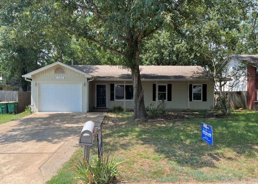 Under $190k in a Great Safe Little Rock Neighborhood on a level tree-shaded lot!  Totally Redone ... this home is MOVE-In-Ready with new slab granite counters in kitchen, remodeled baths with huge custom tiled walk-in shower stall + double closets in spacious MBR * All new LVP flooring throughout (no carpet!) * beamed cathedral ceiling in Greatroom with WBFP (gas logs present) * Large patio to enjoy grilling out in the shade of the evening & 12 x 12 She-Shed in the fenced rear yard * popcorn ceilings ALL REMOVED * Tankless Water Heater * Updated Garage door/opener * Update 1/2" Vinyl windows with security locks when you want to open windows during cool spring or fall evenings * $8,000-$10,500 in FREE Grants available to qualified Buyers will make buying EASY with Payments Cheaper Than Rent ... Call Charles for Details  - we do NOT use ShowingTime