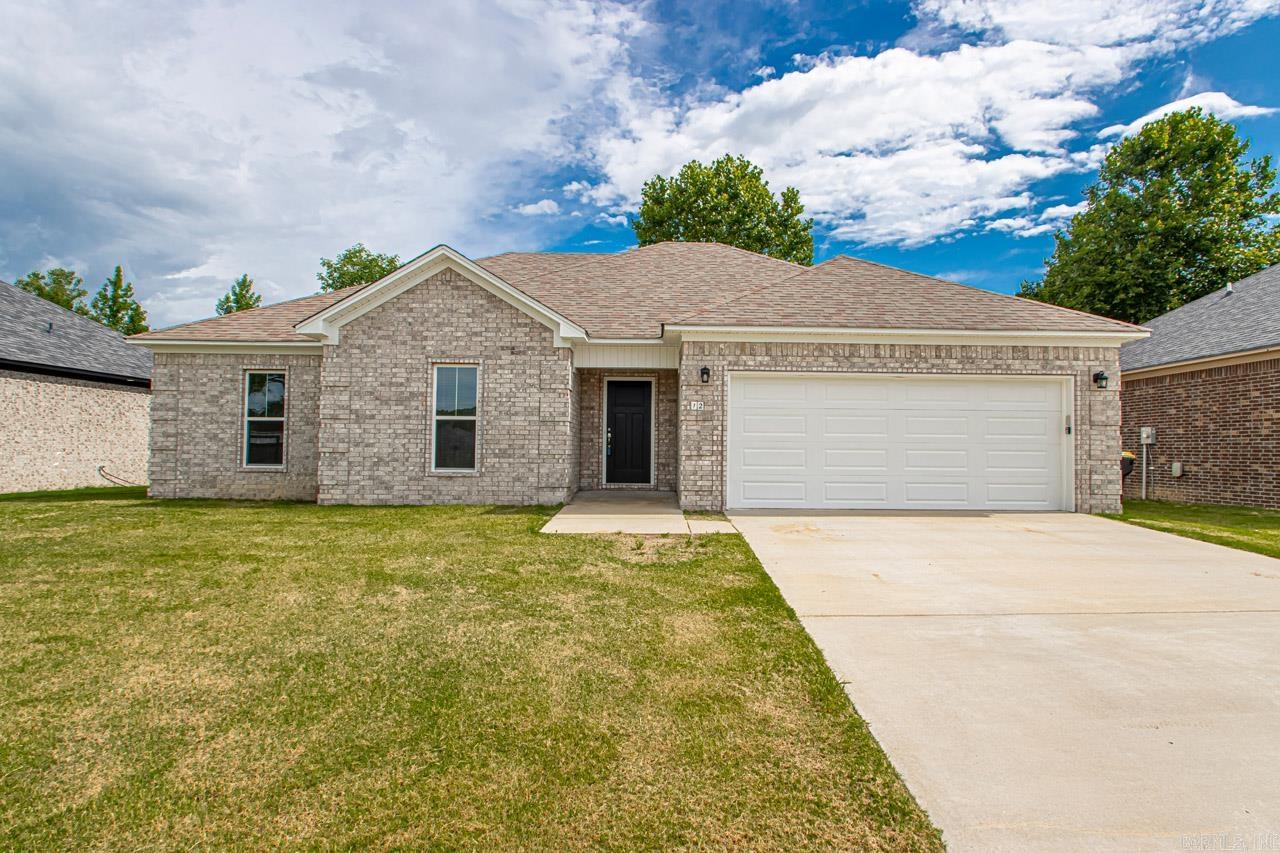 Welcome home! Beautiful brick 4 bed 2 bath home built in 2021. Concrete flooring throughout. Spacious living room and kitchen. Updated appliances and stunning cabinets in the kitchen. Master bedroom features jack and jill style sink with a large closet. Also has a laundry room and two car garage. Move in ready, schedule your showing today!