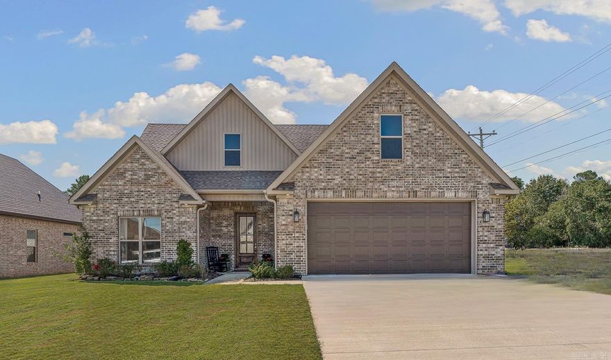 NEWLY BUILT in 2023! Welcome to this beautiful 3 bedroom, 2 bath home with large BONUS ROOM! This home combines style, comfort, and functionality with tons of storage! An open layout filled with NATURAL LIGHT and top of the line modern finishes. The kitchen is a chef's dream with sleek QUARTZ countertops, a GAS STOVE, and plenty of space with a LARGE ISLAND for everyday meals or weekend entertaining, & BAR SEATING for 4. The spacious living room, with gas FIREPLACE adds warmth and charm year-round. The primary suite offers a quiet retreat with an ENSUITE with separate TUB & walk-in shower, DOUBLE VANITIES and generous, separate HIS/HERS CLOSETS. Other features are a TANKLESS GAS HOT WATER HEATER, separate laundry, LOTS OF STORAGE, a PRIVATE backyard oasis on a corner lot a fully FENCED, beautifully LANDSCAPED, with custom PATIO, perfect for pets, play, and outdoor gatherings. This home is truly move-in ready and waiting for its next chapter.