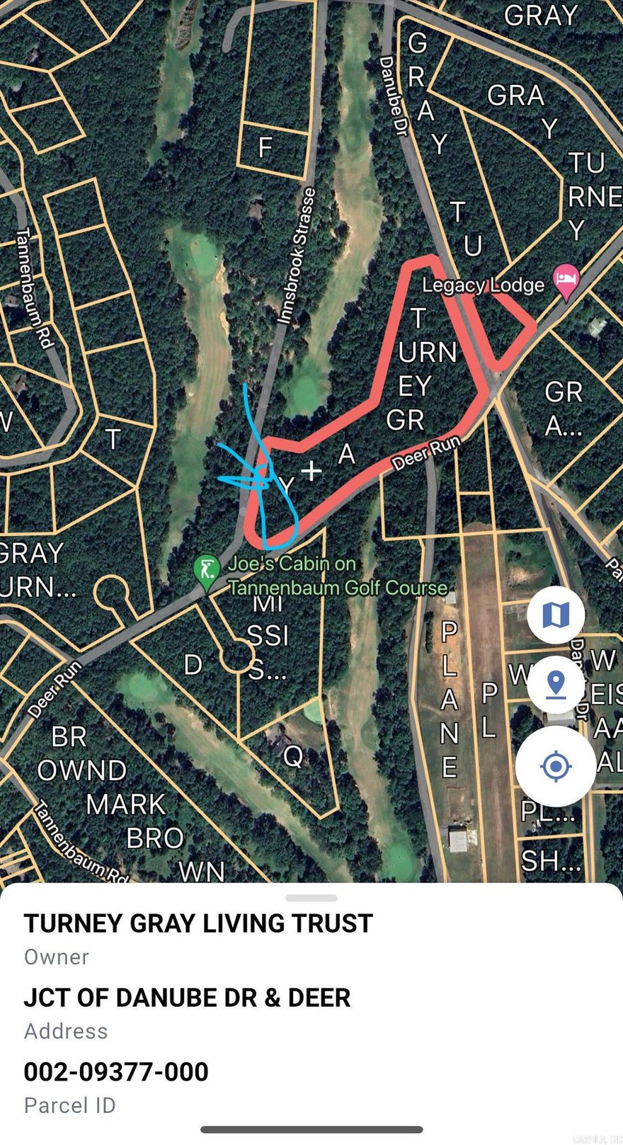 Lot 321 in Tannenbaum Subdivision on the corner of Innsbrook Strasse and Deer Run. Annual dues only $500 per year & you have access to the TPOA Park with Picnic Pavilion, outdoor stone fireplace, grills, Pickle Ball Court, & Tennis Courts. Tannenbaum Golf Course is also close by (dues do not cover playing the course)