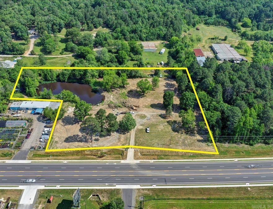 Put your business in the path of growth. Ripe and ready for development. Extremely high traffic count. Outstanding visibility. Easy access from five lane highway with a center turning lane. Many uses possible.