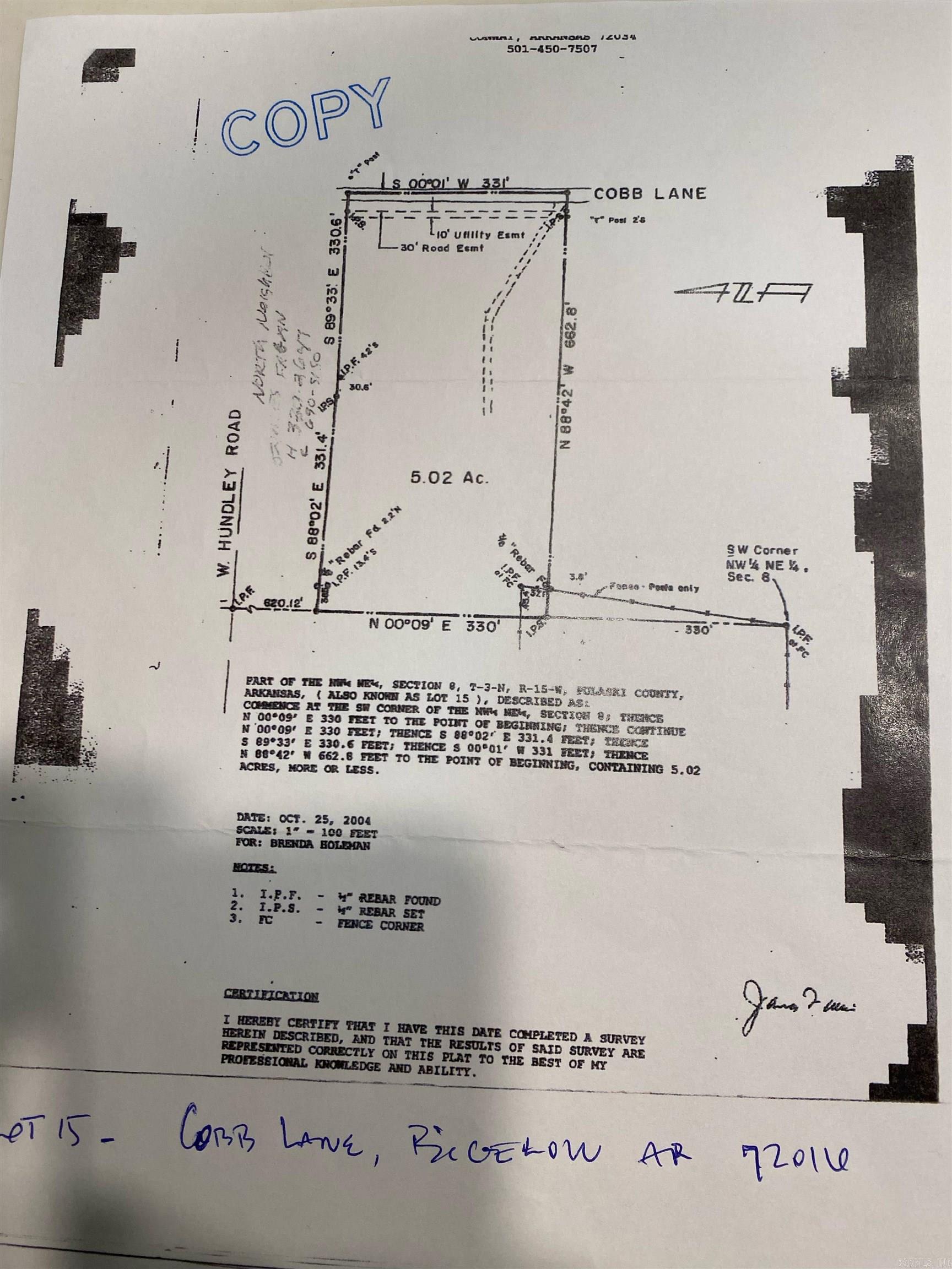 Metes & Bounds - Land