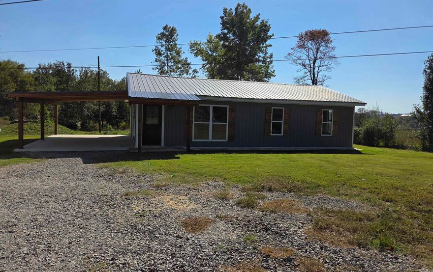 Totally remodeled house on over 2 acres just 7 minutes from Pleasant Plains, less  than 30 minutes to Batesville & Bald Knob. New plumbing including all new water lines & PVC drains, septic tank, sinks, faucets, toilets, shower & tub/shower combo. New electrical service, wiring & fixtures. New luxury vinyl flooring throughout, new cabinets, quartz countertops, stainless appliances including refrigerator, new interior doors, knobs, etc. New HVAC, water heater & garbage disposal. This property also has a useable storm shelter & a new carport. LIKE NEW!  See agent remarks.