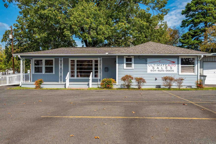 Exceptional Commercial Opportunity in a High-Traffic Location centrally located and within walking distance of Oaklawn Gaming and Casino. Position your business for success with this rare opportunity featuring a move-in-ready commercial building in a fantastic location with outstanding visibility and a high daily traffic count. 207 Golf Links offers a bright, updated space ideal for a daycare, medical office, service business, or car dealership. With flexible layout options and move-in readiness, this property provides a professional setting adaptable to a wide variety of uses. Delivering prime exposure, modern upgrades, and immediate usability—a rare combination in today’s market. Don’t miss this opportunity to secure a high-quality commercial building in a thriving, high-visibility location! Can also be purchased as package with 209 Golf Links and is listed as such separately.