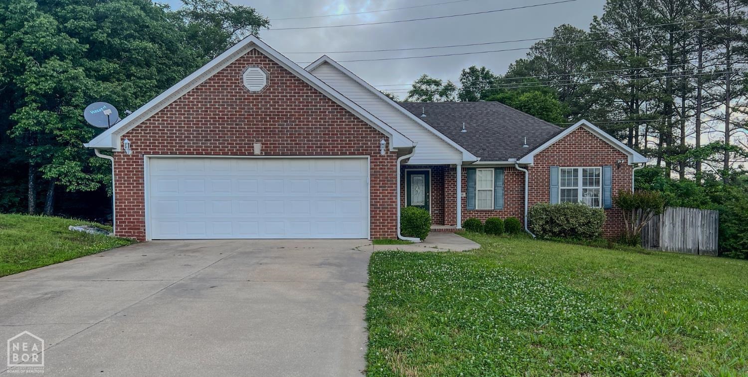 Welcome to 700 Amberwood Cv, a beautifully maintained 3-bedroom, 2-bathroom home nestled in a quiet cul-de-sac in Jonesboro, AR. Spanning approximately 1,600 square feet, this single-family residence, built in 2002, offers a perfect blend of comfort and convenience, ideal for families or those seeking a cozy retreat in a vibrant community. Step inside to a bright and open living area featuring plenty of natural light, creating a warm and inviting space for relaxation or entertaining. The eat-in kitchen is a highlight, boasting beautiful cabinetry, a breakfast bar, and ample counter space, perfect for casual meals or hosting friends. The master suite offers a peaceful escape with a spacious layout, walk-in closet, and an en-suite bathroom. Two additional bedrooms provide flexibility for family, guests, or a home office, with a second full bathroom conveniently located. Outside, enjoy a privacy-fenced backyard with a deck, perfect for grilling or unwinding after a long day. The two-car garage provides ample storage and easy parking. Located in the Jonesboro School District, this home is just minutes from AState, Downton, and major employers like St. Bernard's Medical Center