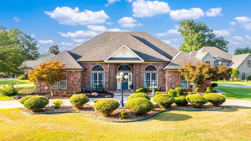 This grand custom home, situated on a spacious one -level large lot, offers ample room for entertainment and is designed to maximize natural lighting throughout the living spaces. With exceptional attention to details, this property has been meticulously maintained be a single owner, showcasing quality craftsman ship and throughout design elements that enhance both functionality aesthetic appeal. Lovely Neighborhood close to Maumelle Country Club and Arkansas River.
