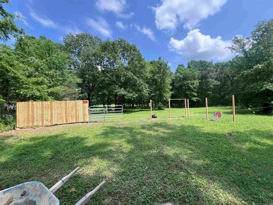 Nice lot that is partially fenced and has gate entry. Property being sold as is.  No sign on property.  Agents see remarks