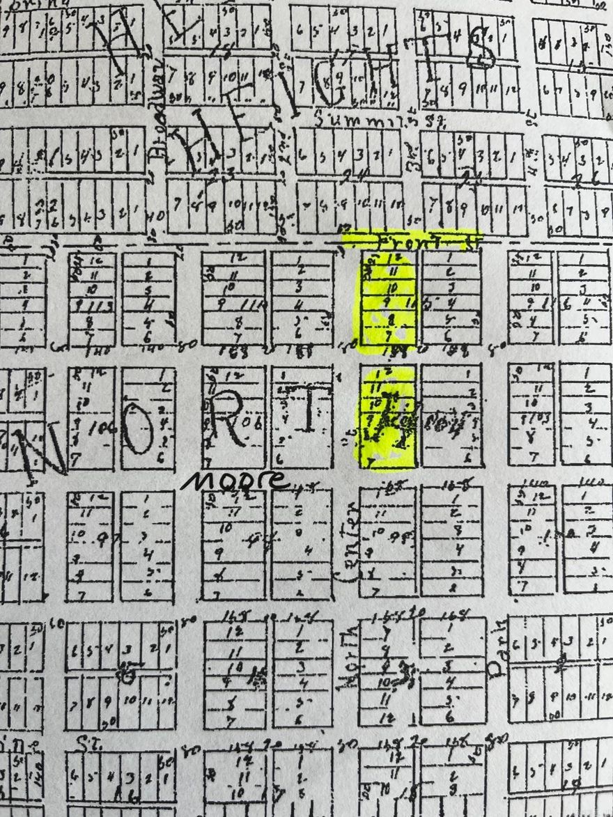 12 city lots for sale in city limits.  Ideal for multi-family homes.