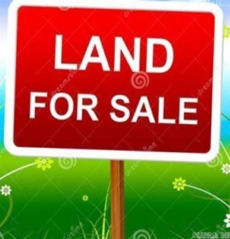 Great opportunity for home or mobile home spot!! Already cleared in city limits with city water and sewer available