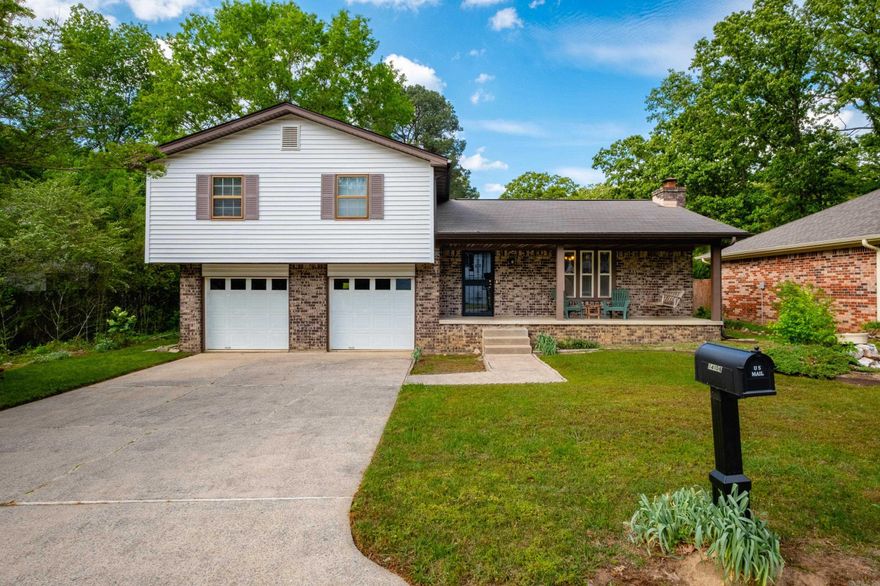 4 BR/ 2 1/2 Bath home in West LR Sandpiper subdivision. Spacious greatroom with gas logs in fireplace. Dining room - kitchen combination w/ access to level backyard. Electric range & dishwasher. New Vent hood. Go down a few steps to a half bath and utility room with washer/dryer. Downstairs door to backyard and garage opens from laundry area. Double garage has a workshop/storage area. Upstairs are 4 bedrooms and 2 full baths. Hall bath has shower over tub with white tiled shower enclosure. Primary bath has double vanity and step-in shower.   No disclosure - Couple who owned this property had been married 74 years and had lived in this home and taken care of it for 33 years. The heir to the property has never occupied the home.  Being sold  "as-is" -  Sandpiper is a desirable neighborhood convenient to shopping and the interstate. Tremendous opportunity to buy under $300,000 in West LR. Priced to allow buyer to do some updates.