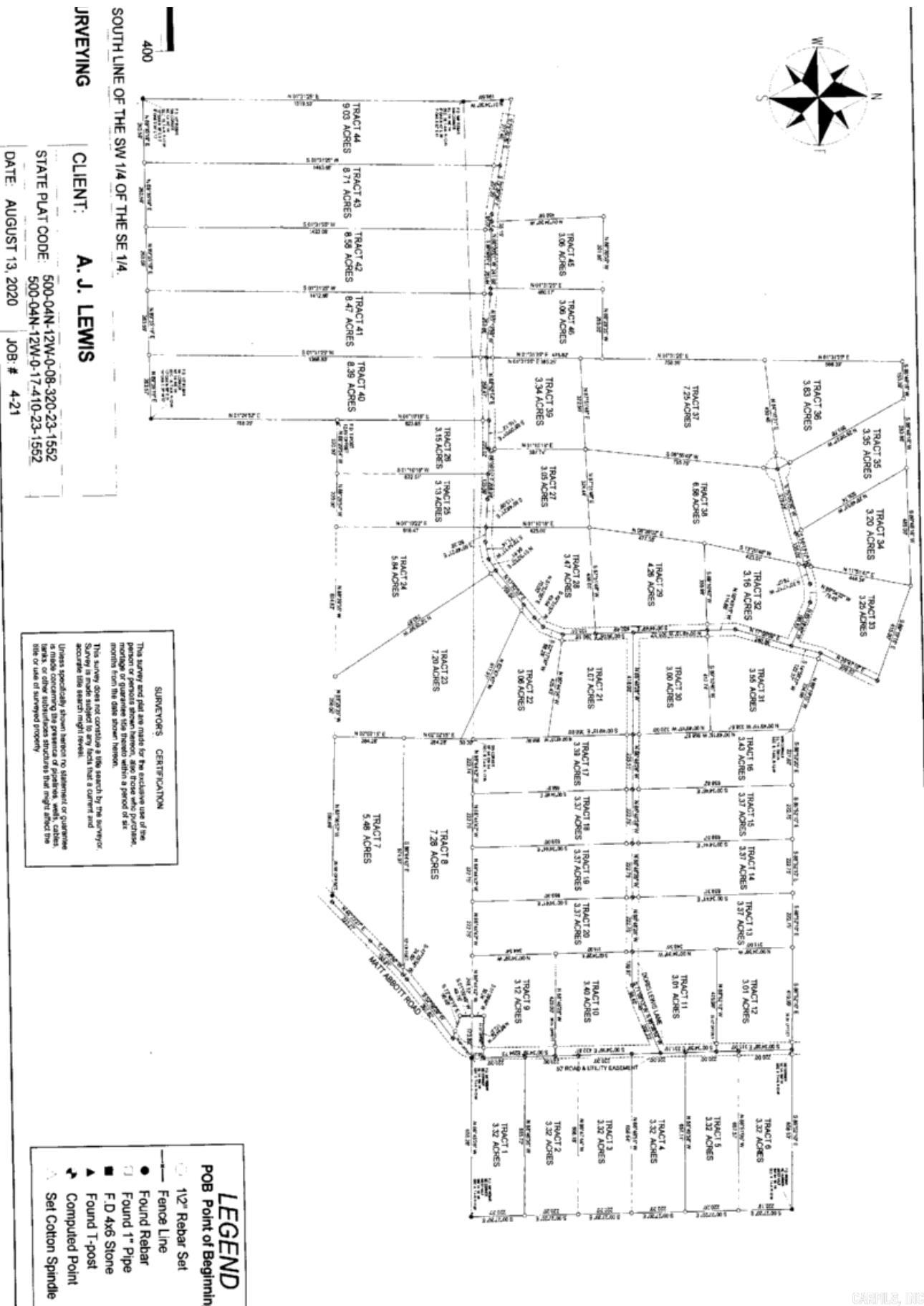 DORIS HEIGHTS II FINAL PLAT - Land