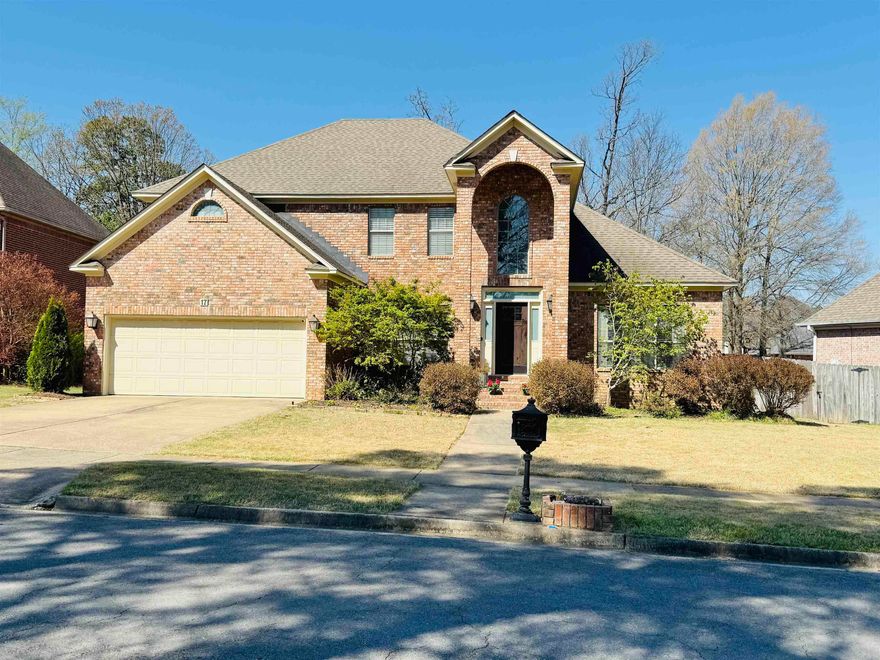 Located in the highly desirable Aberdeen neighborhood of Chenal, this beautifully appointed 4 bedroom 3.5 bath offers 2916 sq ft of well-designed living space.  The main level features hardwood floors throughout, a formal dining room, and a spacious greatroom with a fireplace with gas logs and a wall of custom built-ins.  The fabulous kitchen is equipped with granite countertops, stainless steel appliances, an island and a separate breakfast room - perfect for everyday living and entertaining.  The primary suite on the main level offers a private retreat with double vanities, a soaking tub, walk-in shower and a large walk-in closet.  Upstairs includes three additional bedrooms - two connected by a Jack-&-Jill bath and one with a private en-suite bath - providing comfort and flexibility for family or guests. Step outside to an inviting backyard designed for relaxation and entertaining, featuring a covered patio, pergola and in-ground pool, all surrounded by an iron safety fence and beautifully landscaped, fully fenced yard.  This home is a must see!  See agent remarks.