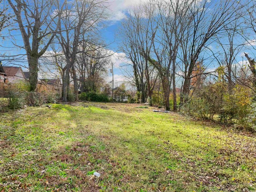 Vacant lot in mid-town, near shopping, dining, and interstate.
