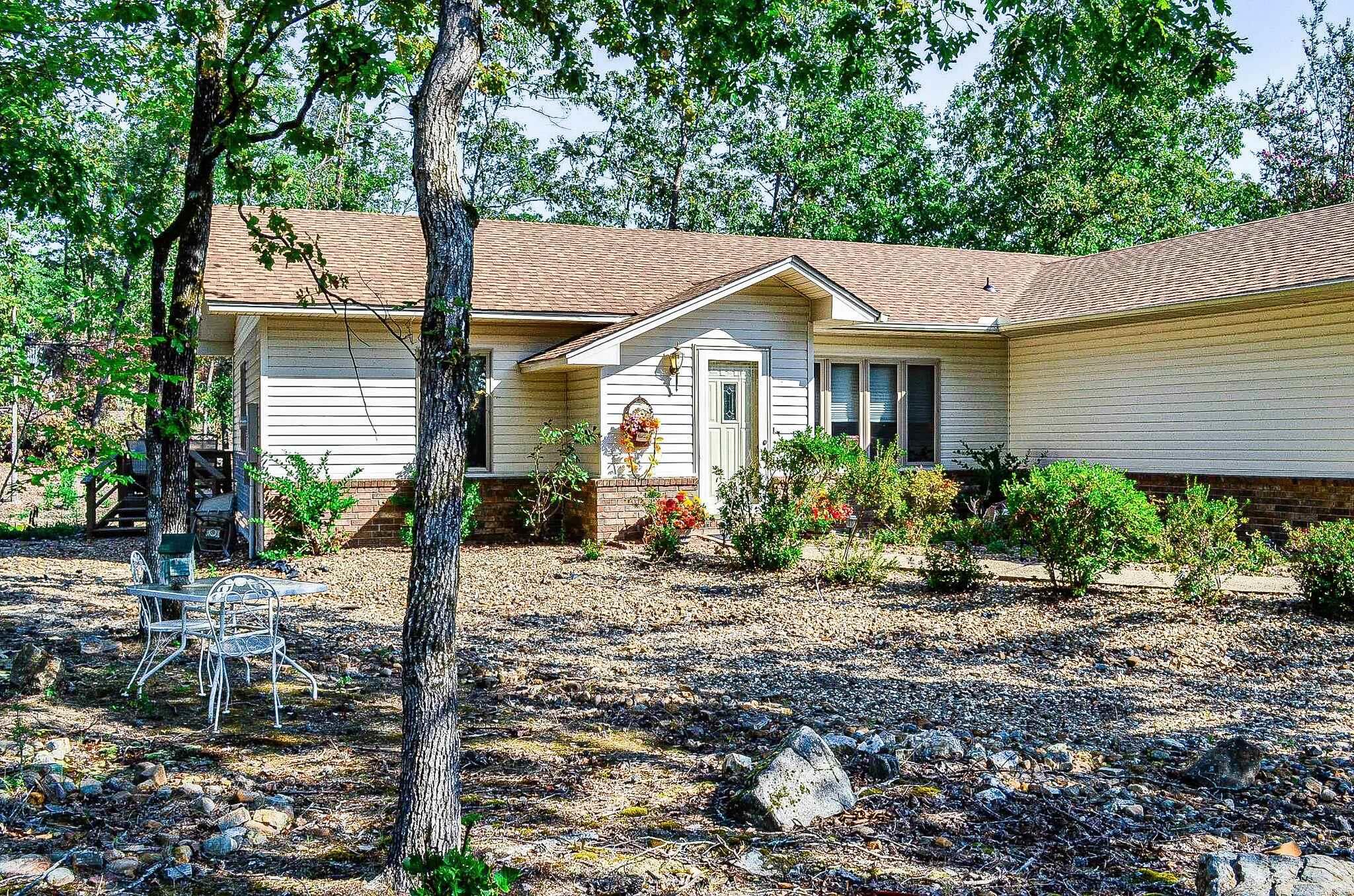 Welcome to this well-maintained 2-bedroom, 2-bath home nestled on a quiet cul-de-sac just minutes from the Coronado Fitness and Tennis Centers and beautiful Lake Coronado. This fully furnished home features a spacious open floor plan with a desirable split-bedroom layout, perfect for comfort and privacy. Enjoy peaceful views of the backyard from the inviting Arkansas room—an ideal spot for morning coffee or unwinding at the end of the day. The light-filled living and dining areas flow seamlessly into the kitchen, creating a great space for everyday living and entertaining. Additional highlights include a 2-car garage, low-maintenance landscaping, and single-level living for convenience. Whether you're looking for a full-time residence or a turnkey getaway, this property is ready for its new owner to move right in and start enjoying the Hot Springs Village lifestyle! Agents please review showing and agent remarks.