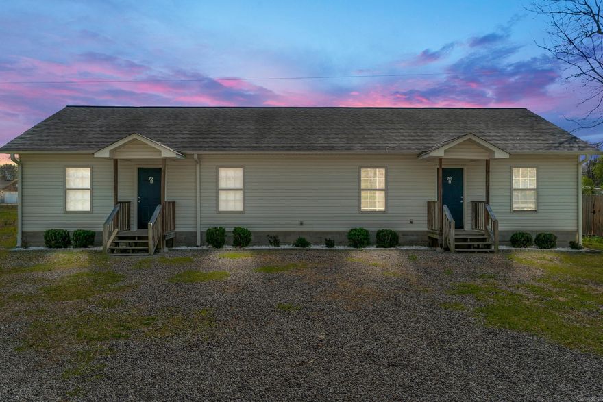 Well-maintained Duplex Between Searcy & Pangburn!  Perfect opportunity for a beginner investor or anyone looking to grow their rental portfolio. This solid investment property features a durable slab foundation and includes two all-electric units, each offering 3 bedrooms and 2 bathrooms. Tenants will appreciate the fenced-in backyards, providing privacy and space to enjoy the outdoors. Conveniently located between Searcy and Pangburn -- Don't miss this chance to own a strong income-producing property! Both units had hot water heaters replaced in last 2 years. New landscaping! Newer fridges in both as well!