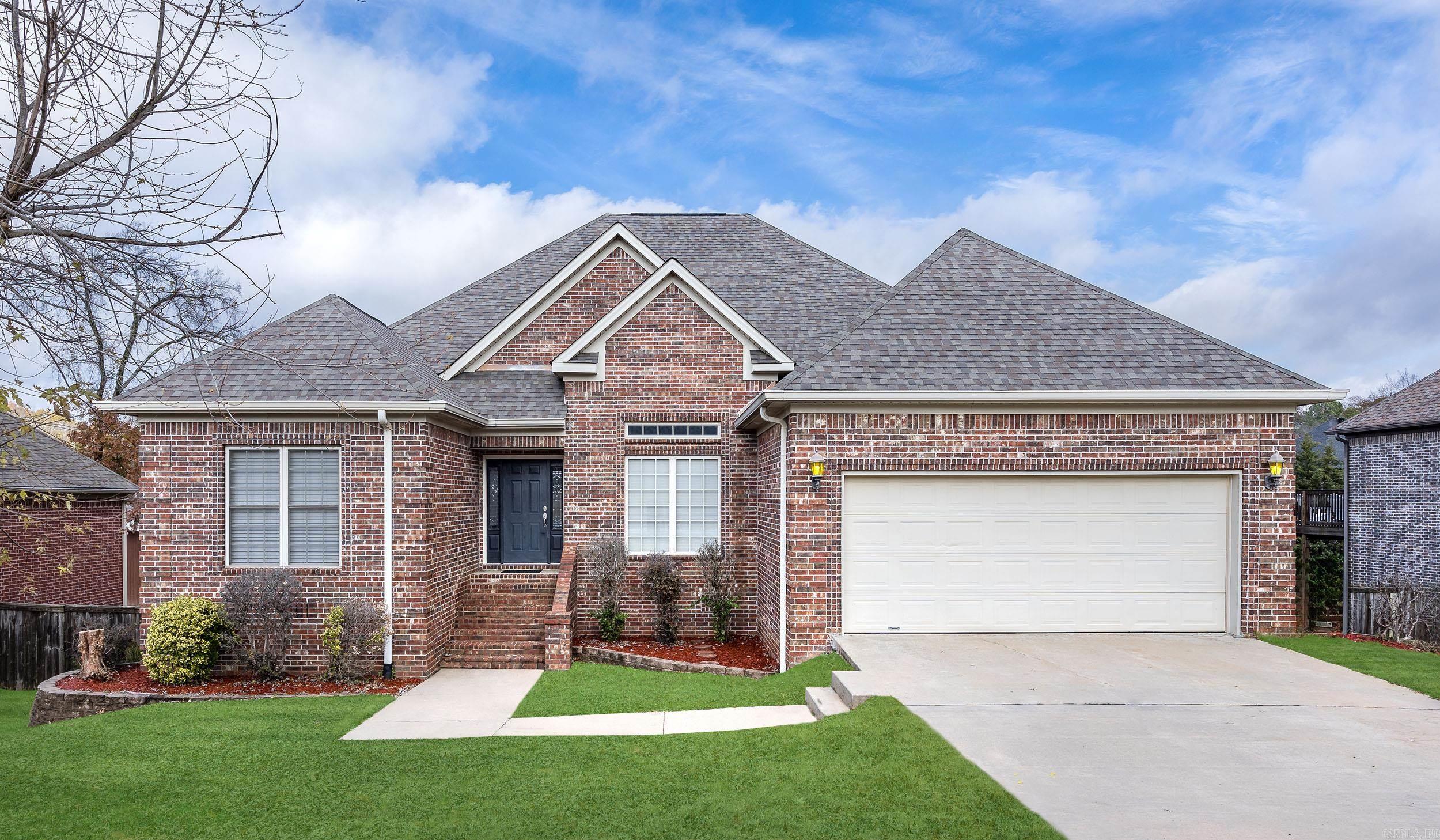 Hard to find 4 bedroom one level in Hurricane Lakes Estates! Enter to spacious den with hardwood flooring, twelve foot ceilings and open dining room. Inviting fireplace for those chilly winter nights. Kitchen with granite counters and NEW gas range and new microwave! Split floorplan with generous sized master suite. Bath includes walk in shower, his hers vanities and lovely cornered spa tub. Master closet opens to utility room for convenience. Fourth bedroom off den with French doors, which could be a perfect home office or kids playroom! Fully fenced oversized back yard for the family and pets! Sprinkler system and tons of walk in under house storage for all your needs.