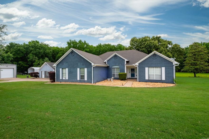 Paradise awaits on this beautiful 3.18-acre property in Conway featuring a backyard retreat, guest home, pool, and impressive 30x40 shop! This 4 bedroom, 2 bath home with 2-car garage offers space, flexibility, and luxury living with room to entertain and enjoy. Step outside to your own private oasis with a spacious deck overlooking the pool and outdoor living area. The separate guest home includes a kitchenette, full bath with walk-in shower, covered patio, and direct access to the pool area — perfect for guests, extended family, in-law quarters or private workspace. The 30x40 shop features durable epoxy flooring, 2 large 12' overhead doors, and ample room for hobbies, storage, vehicles, or equipment. Additional features include RV storage area, extra parking, and wide-open green space with endless possibilities. Whether you are looking for peaceful country living, entertaining space, or room for all your toys and projects, this property offers a rare combination of comfort, function, and lifestyle all in one amazing setting. New Roof 2026. See Documents See Agent Remarks