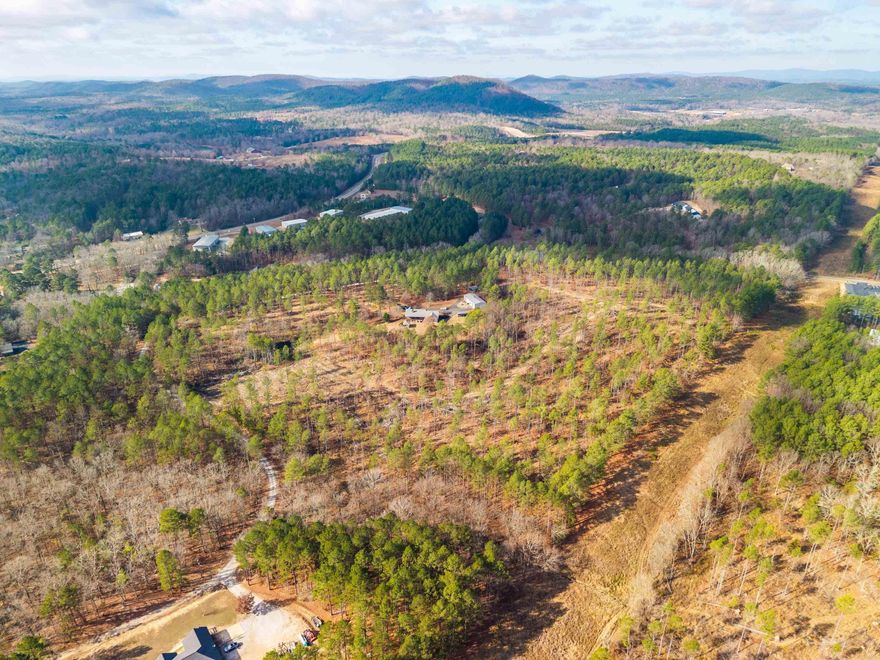 Higher ground, gorgeous vista and mountain view, almost heaven! This is a truly unique land to built a getaway cabin or a grand estate in the highly sought-after Brookhill Branch neighborhood. Not in city limit, mobile home not allowed, no restriction to keep chicken and more livestock. Outside Hot Springs Village, with easy access to essential businesses between the east gate, west gate and more.  Hot Springs National Park and Clinton National Airport offer great opportunities too. Come see it yourself and build a dream home right here! Extra acreage available with 6.17 acres on Lot A, and 6.5 acres on Lot C.