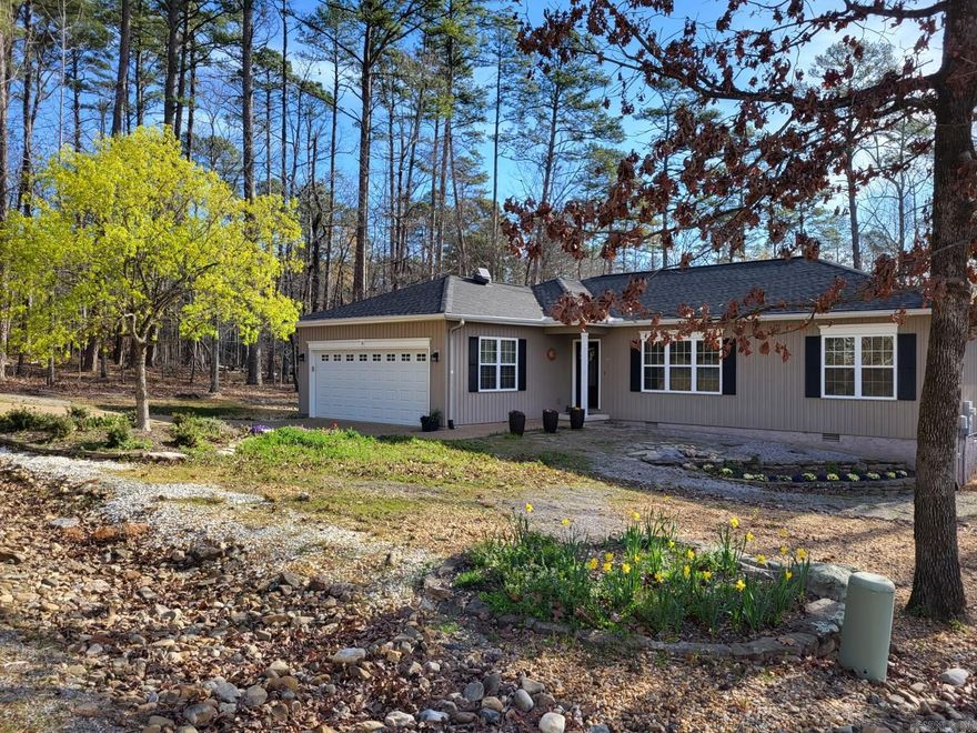 PRICED TO SELL WELL BELOW MARKET VALUE!!....So what's the catch?? Tree damage in the neighborhood from the 2024 tornado plus a bit of water damage lift to the laminate kitchen flooring. Do Not miss your chance to buy a beautiful home at a highly reduced price. This lovely home comps out at $299,000. The improvements were all made in 2023 before the tornado with exception of the roof. No need to worry with new HVAC,Water heater with scaler, Custom blinds and shades, Hurricane fencing and Appliances. This well-appointed split-bedroom floor plan lives larger than it looks. Black drapes do not convey. Hot Springs Village Property Owner Association has a by-in fee of $2000 due and collected at closing.