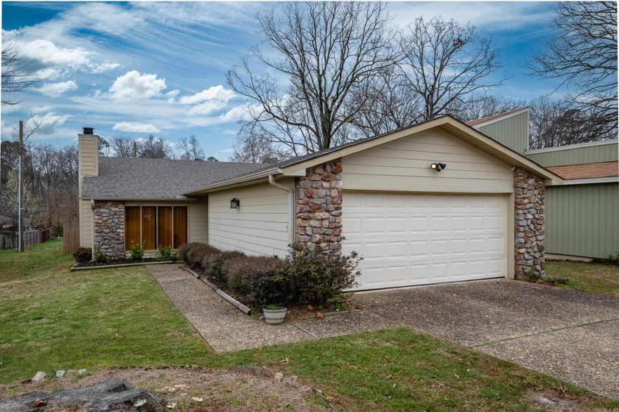 One level, updated in the middle of West Little Rock! Granite on all surfaces, LVP and new carpet throughout! Enjoy the fully fenced backyard and covered patio this spring! hwh is only 2 years old, and hvac is 7 years new!