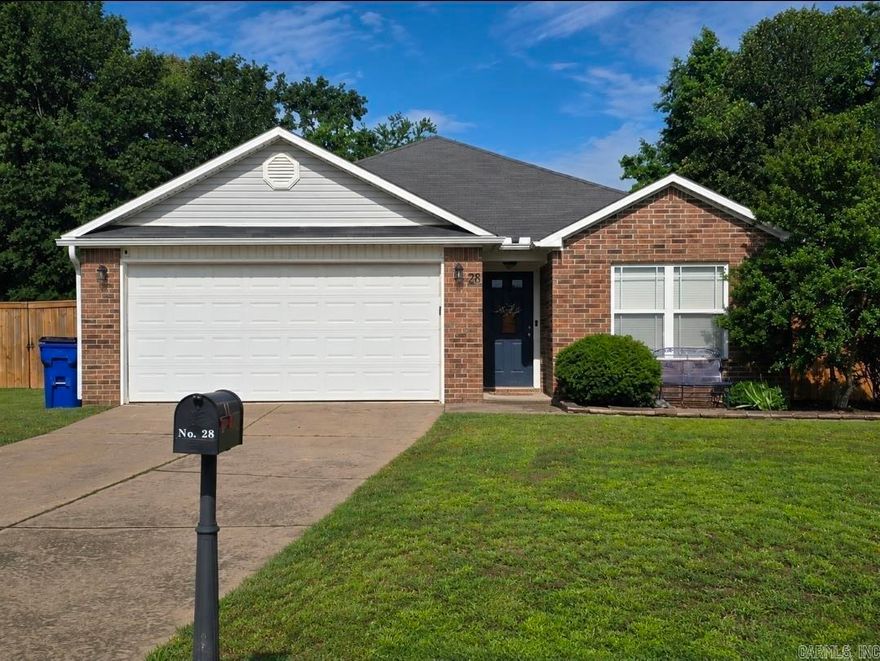 Conveniently located near Greenbrier Eastside Elementary, soccer fields, Matthews Park, and more! This all electric & well maintained home offers all new paint , 3 bedrooms, 2 full baths, fully fenced large back yard, open Kitchen layout with Granite Countertops, pantry,  the Dining and Living Room that flow out to the extended patio to the backyard for easy entertaining. New Dishwasher 2022 Storage Building outside, and extra floored attic for storage.