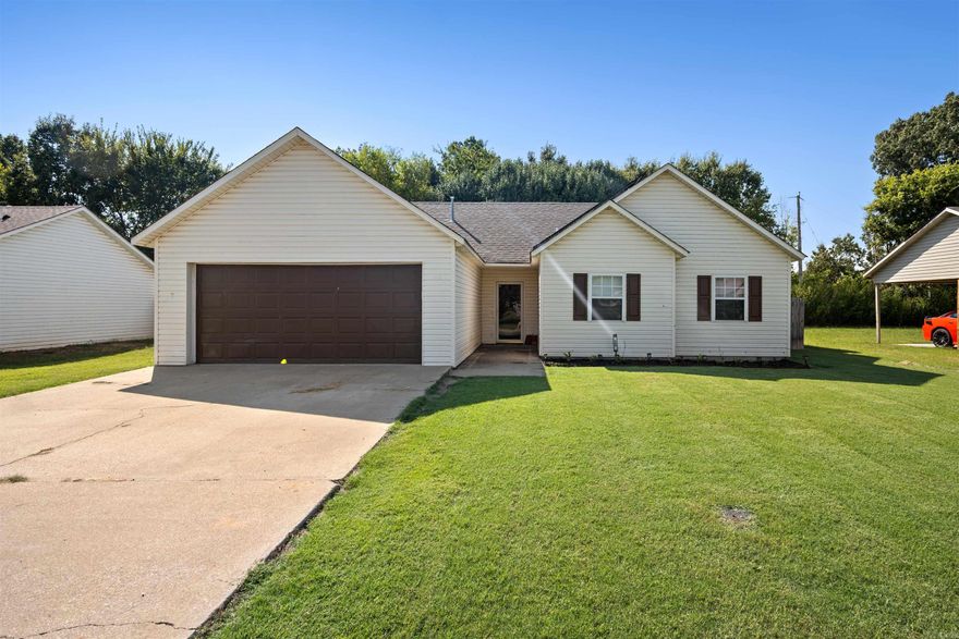 Discover your dream home in this beautifully remodeled 3-bedroom, 2-bathroom gem, just waiting for you to move in! Freshly updated in 2022, this inviting residence boasts modern finishes, including new paint, flooring, and sleek countertops throughout. Step into the heart of the home a spacious open-concept kitchen that seamlessly flows into the dining area and cozy living room, complete with a vaulted ceiling and a warm gas fireplace, perfect for entertaining family and friends. Retreat to the serene master suite featuring a generous walk-in closet and a luxurious en-suite bathroom with double sinks for added convenience. Outside, enjoy a private oasis in the expansive backyard, bordered by a serene tree line and encased by a full privacy fence ideal for relaxation or gatherings. Don't forget the solar panels on this home that add value. Don't miss this opportunity to own a piece of paradise! Schedule your showing today!
