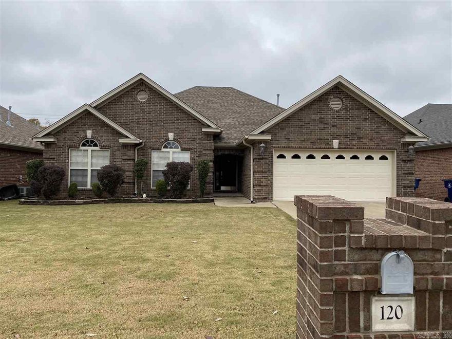 Beautiful 1 level home loaded w/features & in "like new" condition. Split floor plan, new arch. roof 2017, level, fully fenced yard with sprinkler system, covered patio, & firepit. Eat-in kitchen w/breakfast bar, custom cabinet, new pendant & under counter lighting, all SS appliances stay, pantry, laundry, LG front loading W/D stay, wood & tile floors in wet areas, carpet in guest rooms, walk-in closets, built-in desk, crown molding, fans, blinds, surround sound speaker, spa tub, updated walk-in shower.