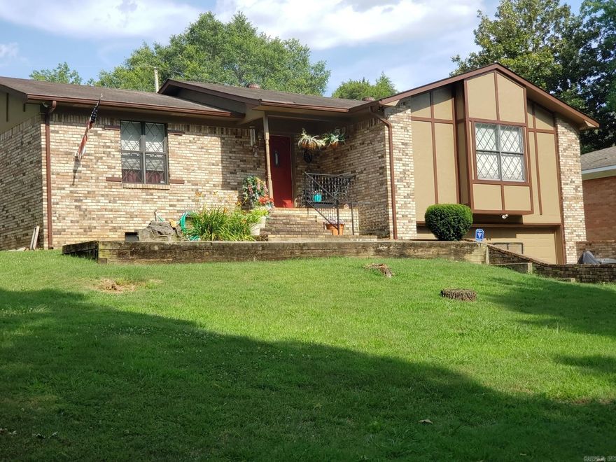 Welcome home!  Don't miss this spacious 4 bedroom, 3 bath home in Jonesboro! This all brick home features 2 master bedrooms with a jack and jill, a basement, a fenced backyard, and an enclosed patio!