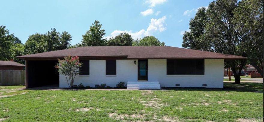 This 3 Bedroom, 1 Bathroom home has 1,494 SqFt sits on a large corner lot. LVP floors, Two attached carports, partially fenced backyard with workshop and above ground pool. Call/Text to set a showing today!!